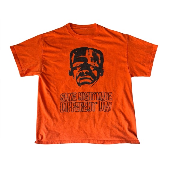 Vintage Y2K Frankenstein Horror Movie Tshirt - Picture 1 of 3
